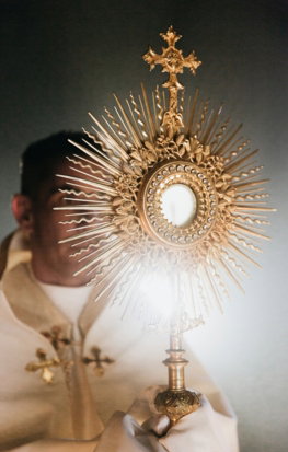 gold and silver round chandelier